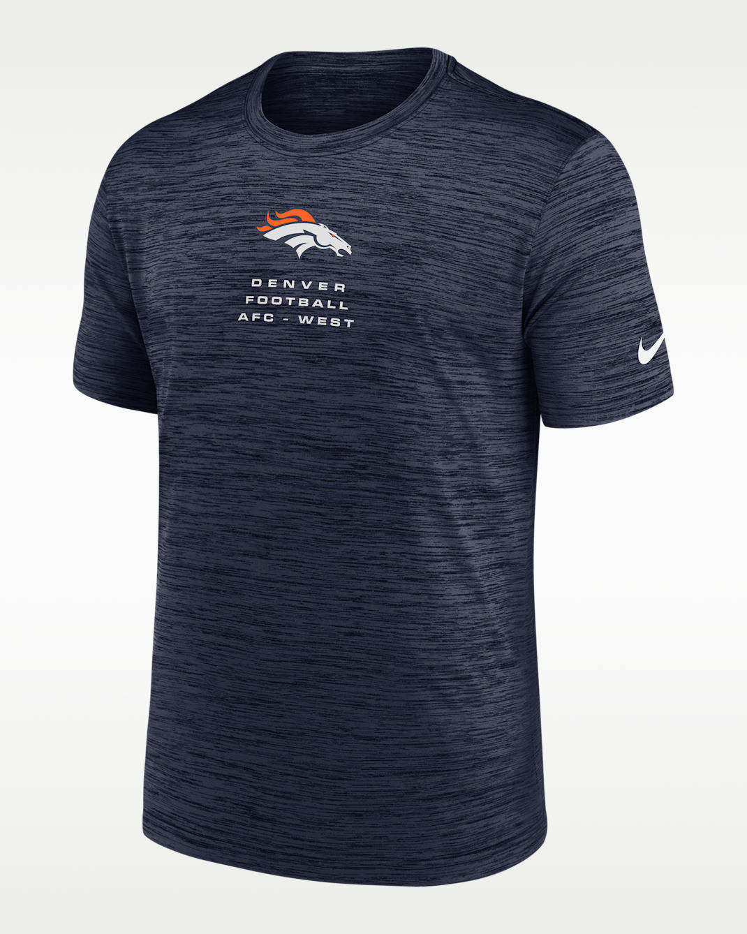 Playera Nike Dri-FIT de la NFL para hombre Denver Broncos Velocity - Azul marino