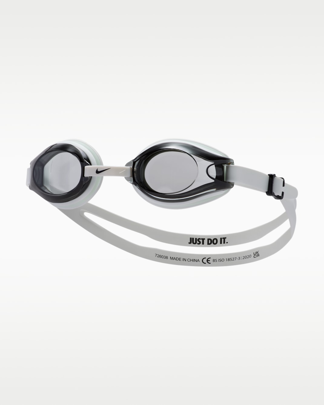 Goggles de natación Nike - Blanco/Gris humo claro/Negro