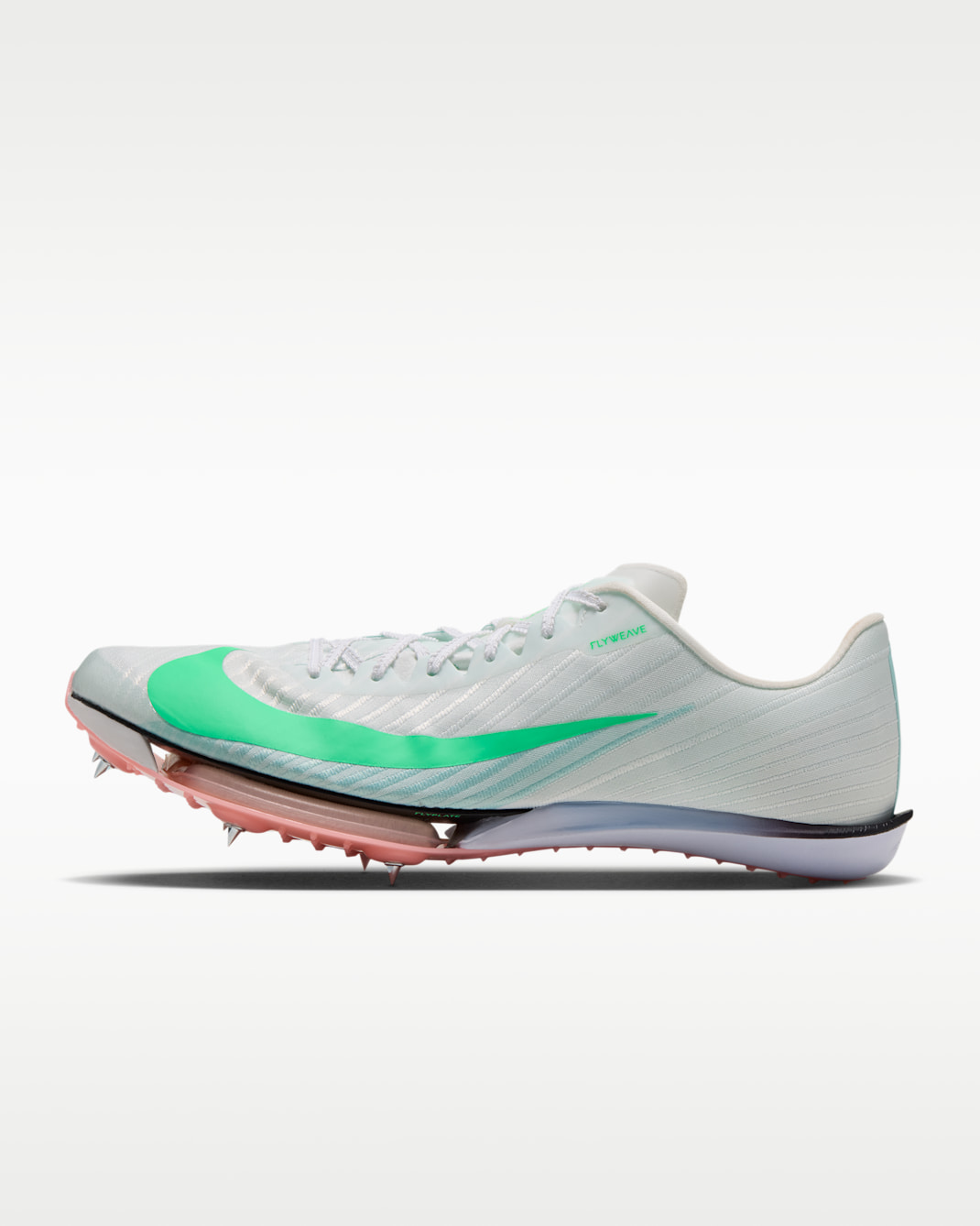 Nike Maxfly 2 Track & Field Sprinting Spikes - Summit White/Atomic Pink/Palest Purple/Electro Green