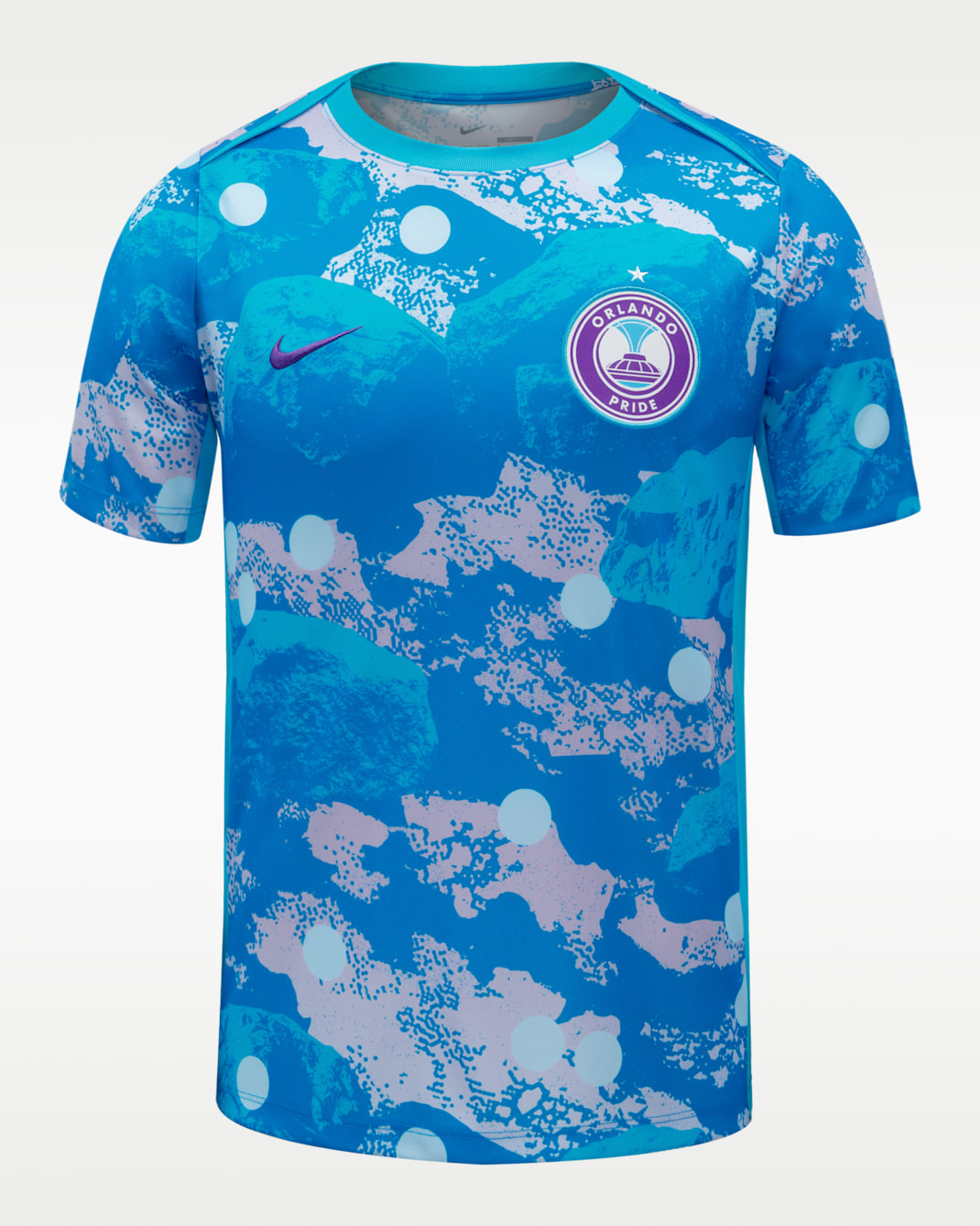 Orlando Pride Men's Nike NWSL Short-Sleeve Pre-Match Top - Neptune Blue