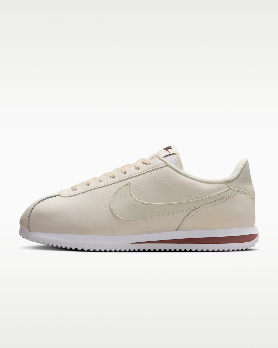 รองเท้าผู้หญิง Nike Cortez Leather - Phantom/ขาว/Red Sepia/Light Bone