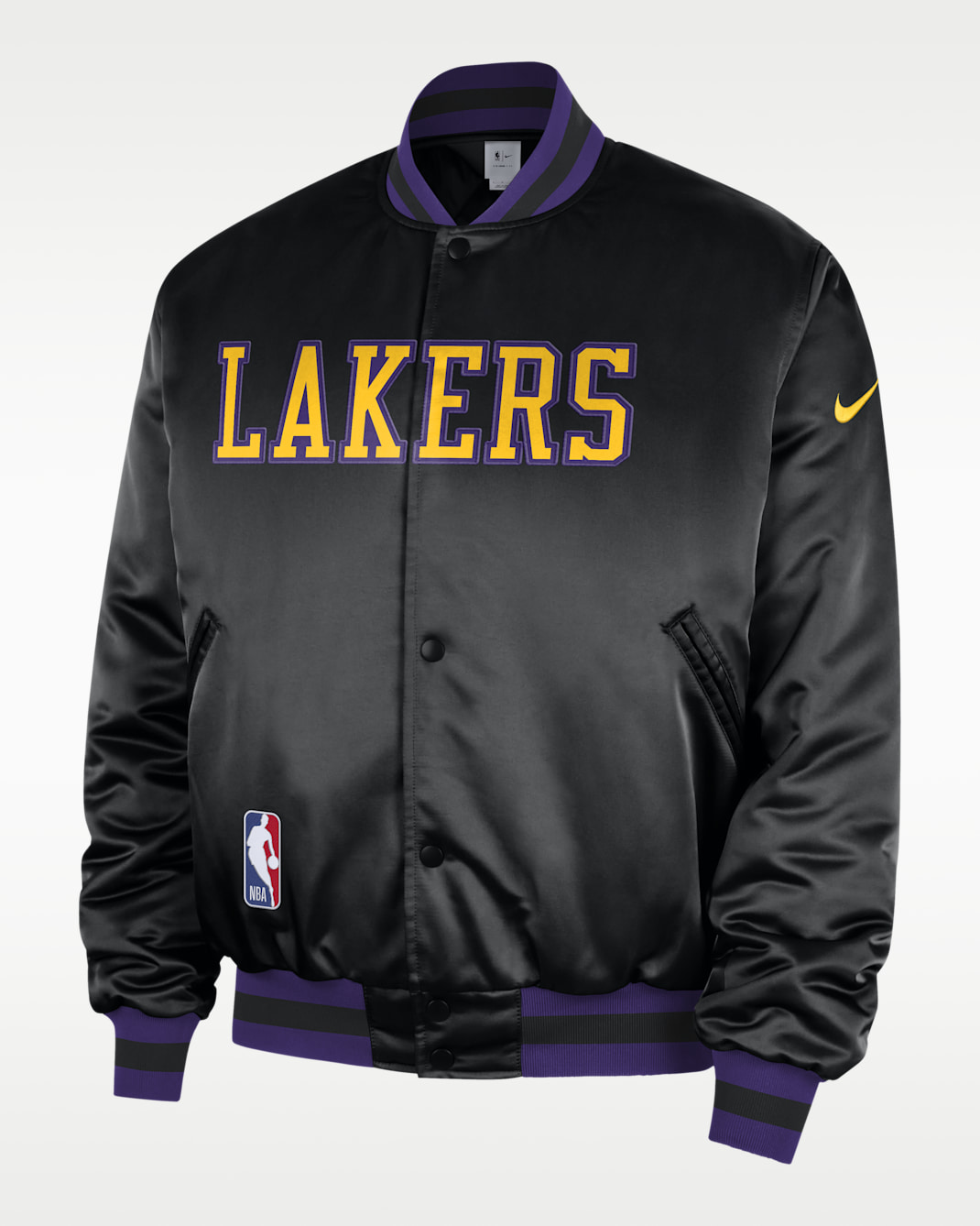Los Angeles Lakers City Edition Men's Nike NBA Premium Jacket - Black