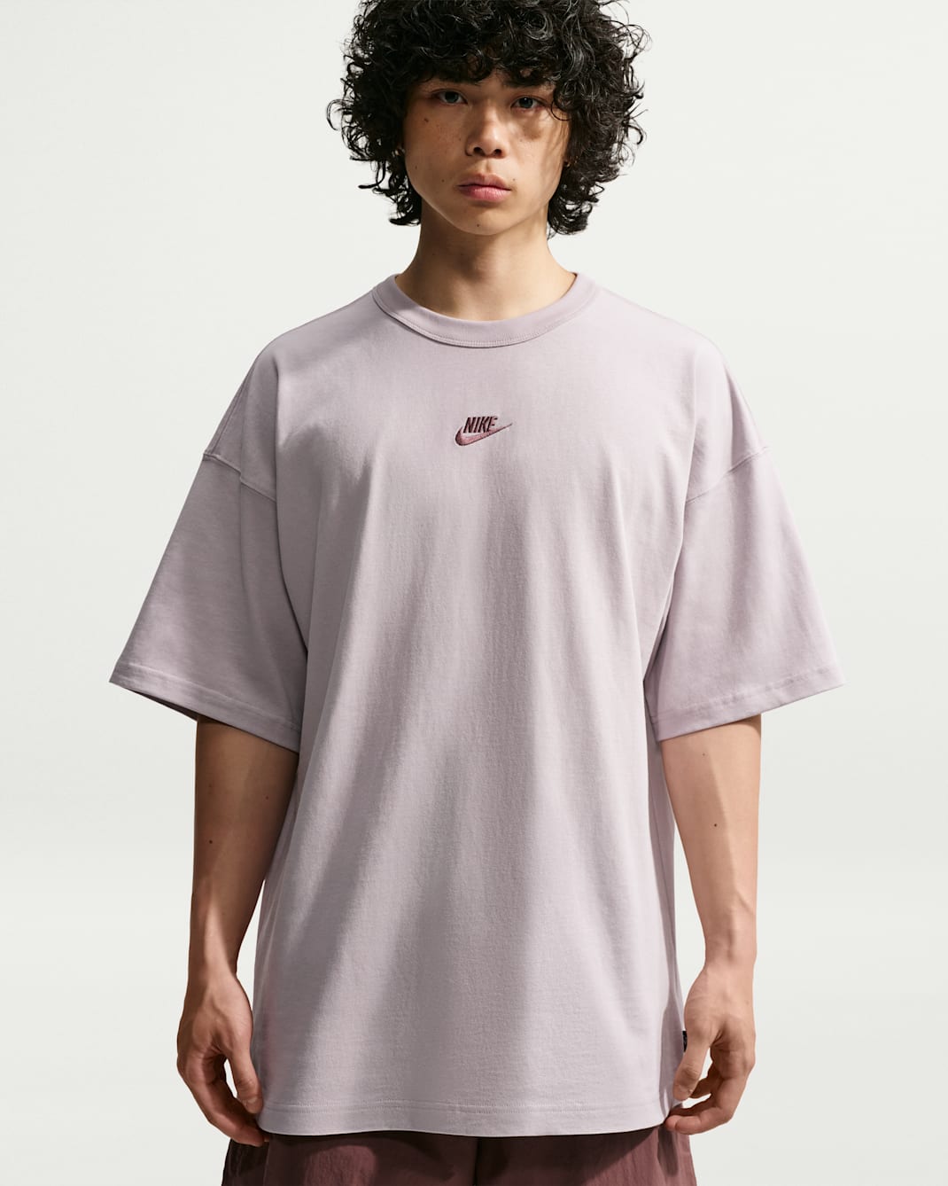Nike Sportswear Premium Essentials Men's Oversized T-Shirt - Silver Lilac