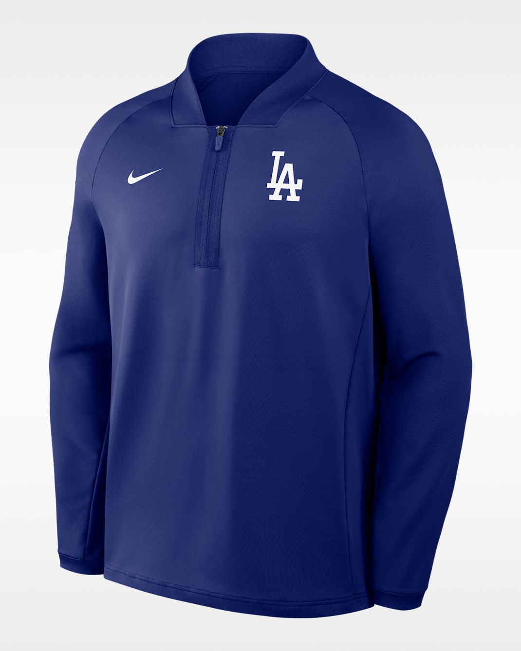 Los Angeles Dodgers Authentic Collection Men's Nike Dri-FIT MLB 1/2-Zip Long-Sleeve Top - Royal