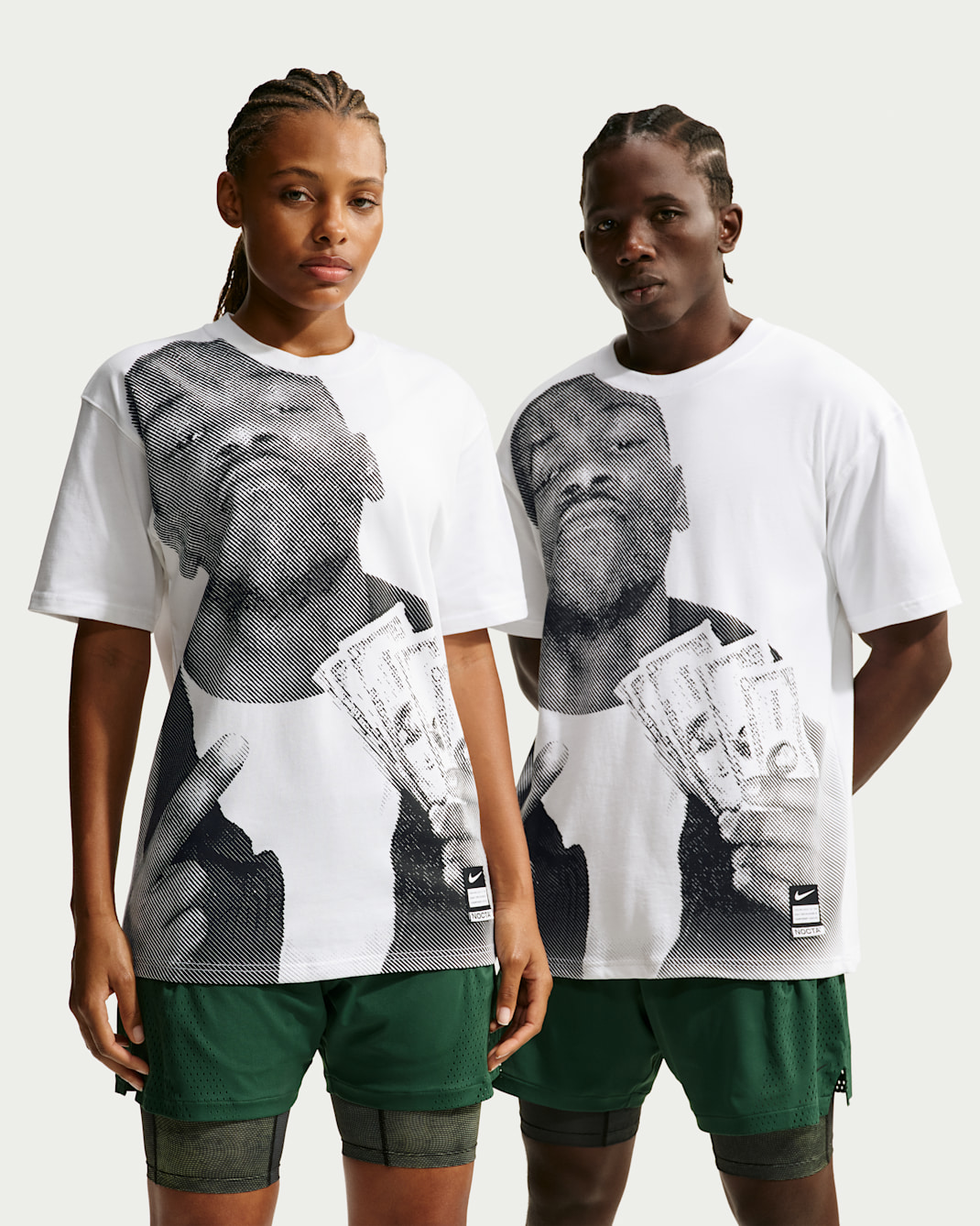 Playera de manga corta para hombre Kevin Durant - Blanco/Negro