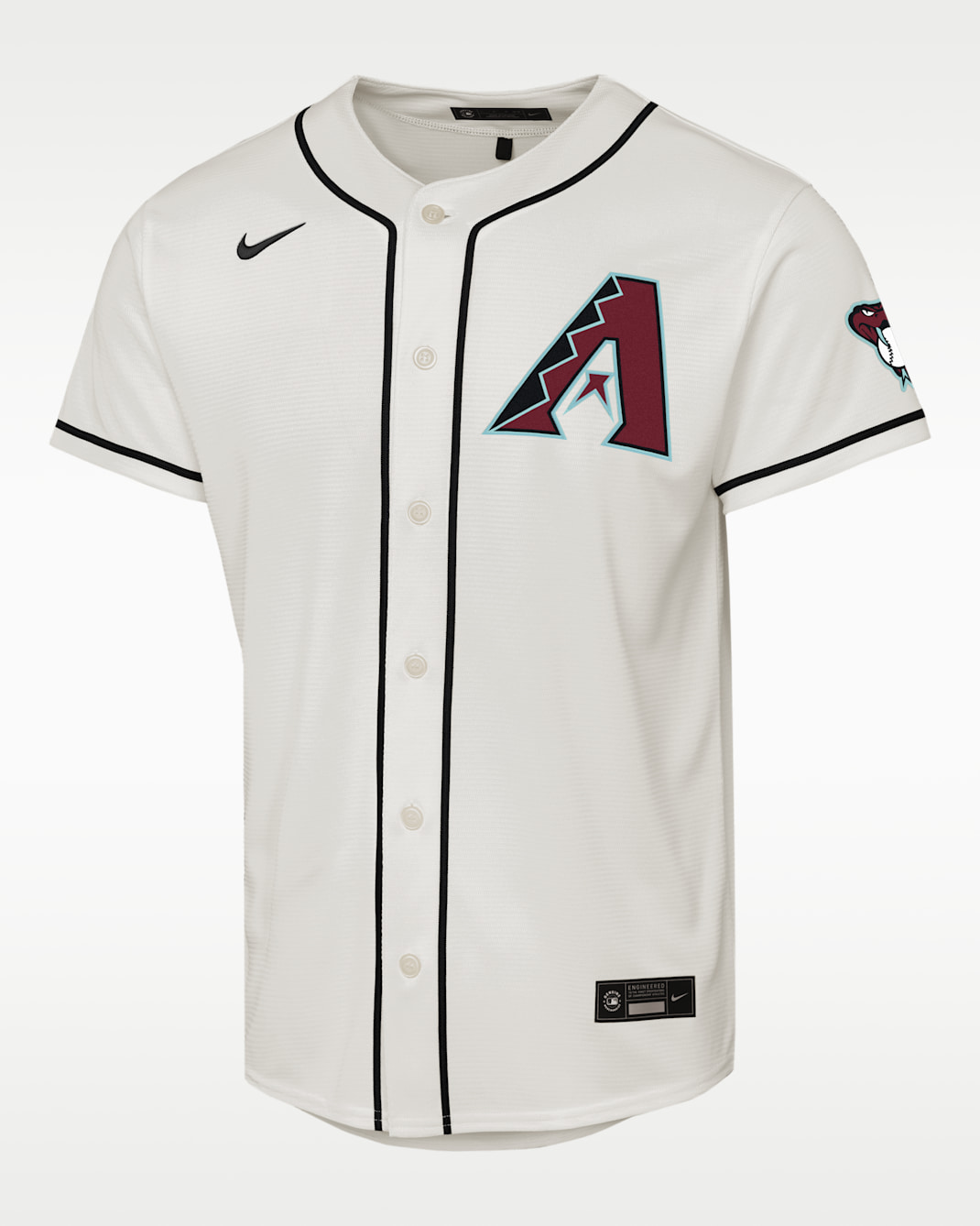 Jersey de local Nike Stadium de la MLB local para niños talla grande Arizona Diamondbacks - Crema