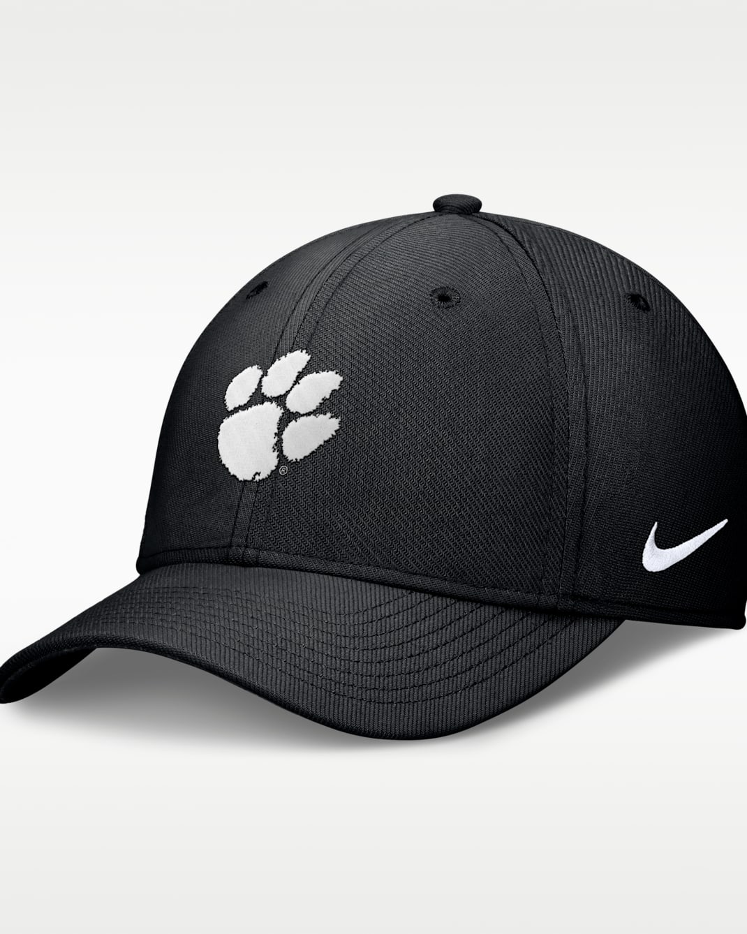 Gorra universitaria Nike Dri-FIT para hombre Clemson Classic - Negro