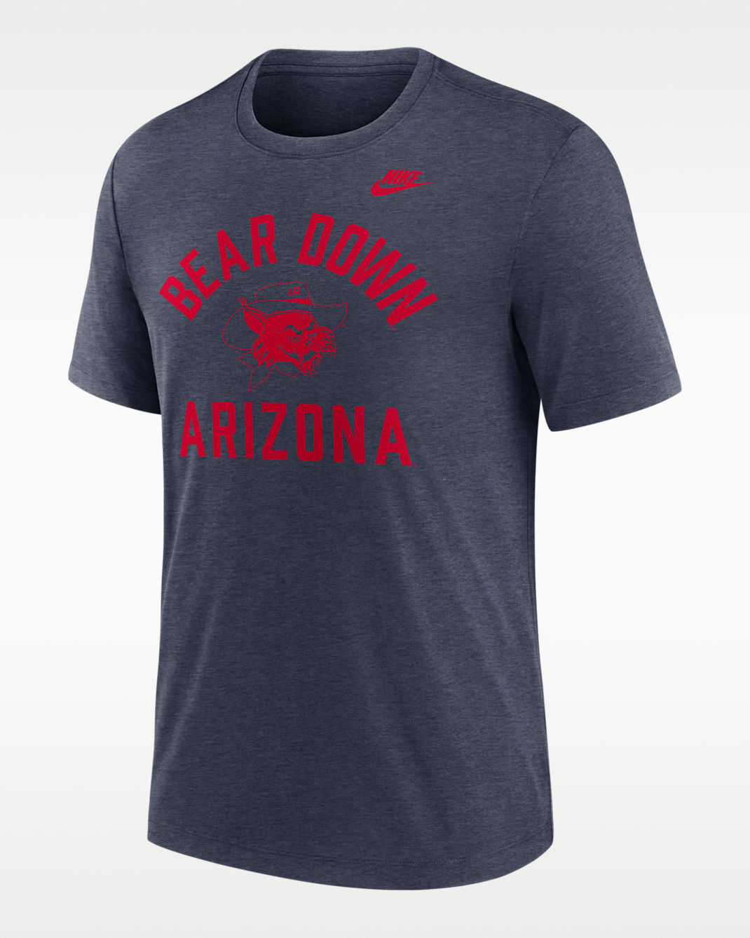 Playera universitaria Nike para hombre Arizona Legacy Mantra - Azul marino