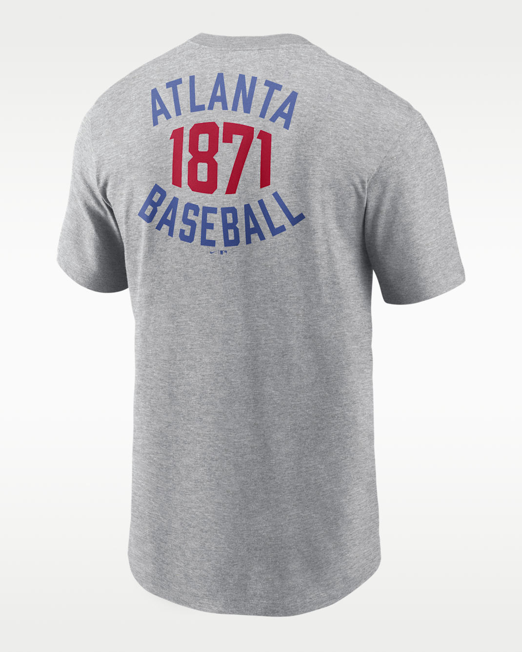 Atlanta Braves Cooperstown 2-Hit Large Logo Men's Nike MLB T-Shirt