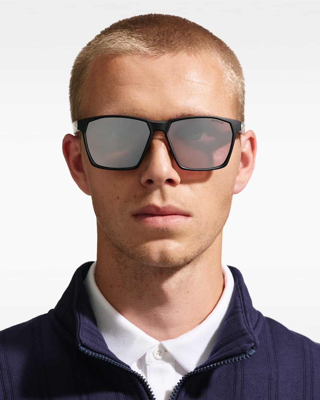 Nike Maverick Team Sunglasses - Black/Chrome