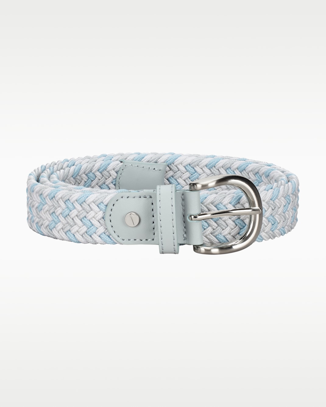 Nike Women's Multi-Color Stretch Woven Belt - Light Blue