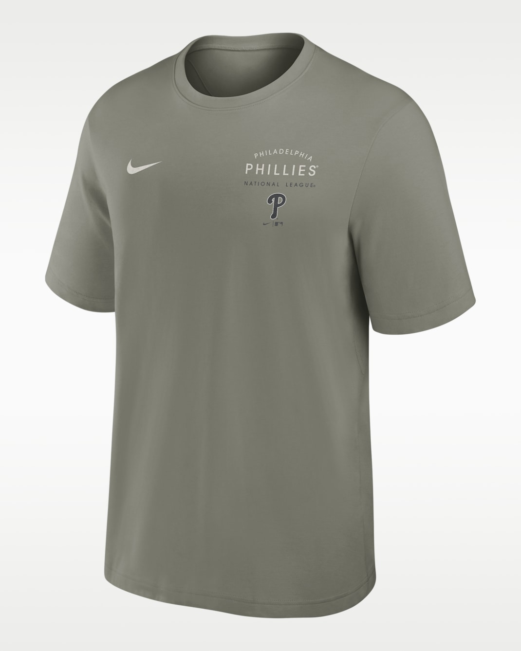 Philadelphia Phillies Primary Men's Nike Dri-FIT MLB T-Shirt - Grey