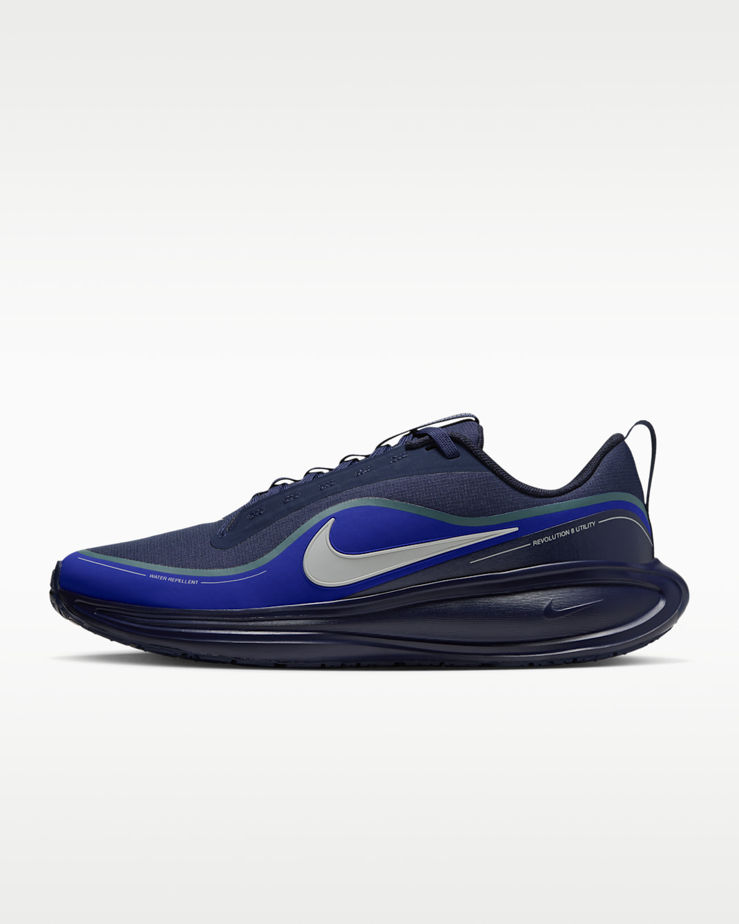 Löparsko för hårt underlag Nike Revolution 8 Utility för män - Midnight Navy/Racer Blue/Smokey Blue/Grey Mist