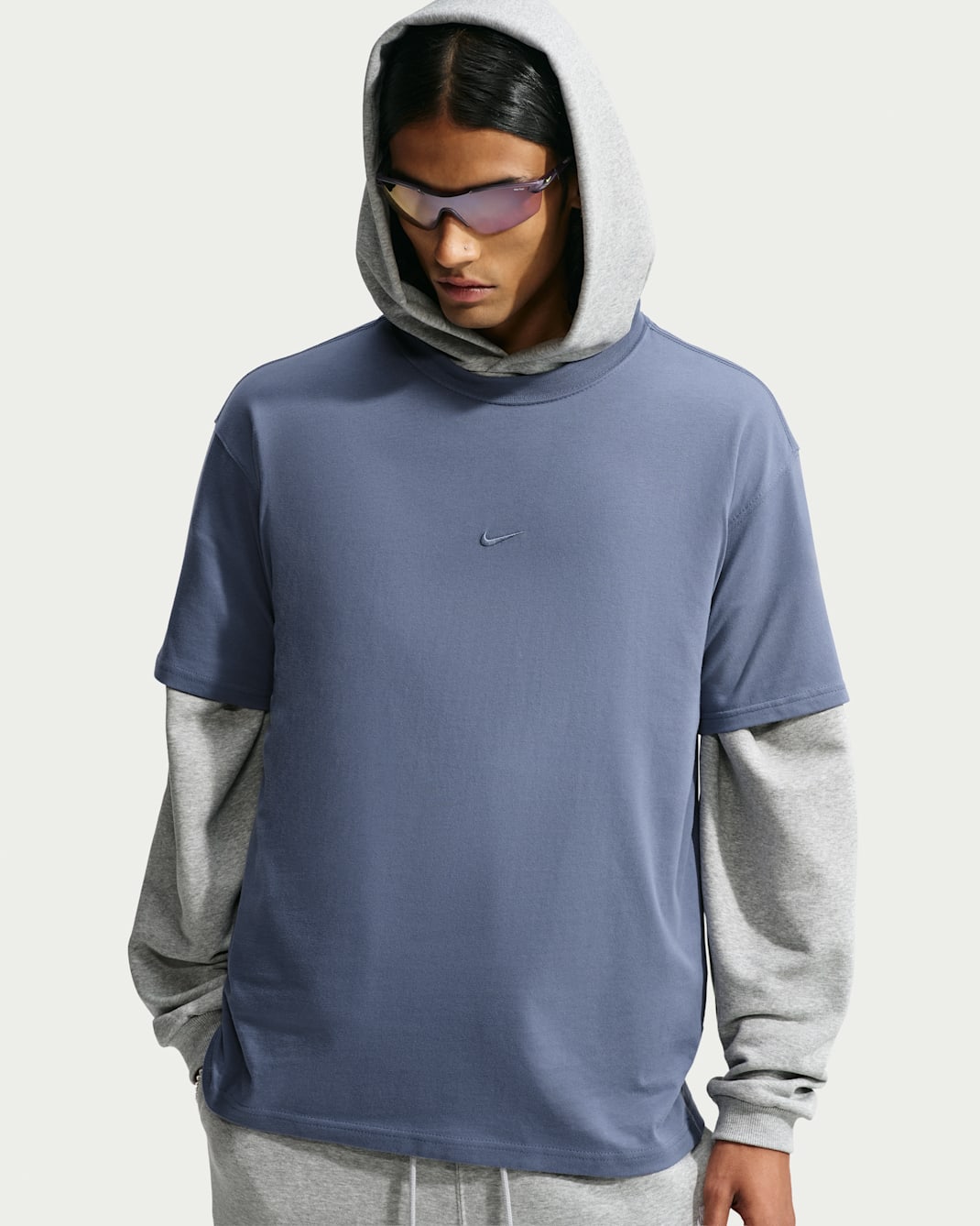 Nike Sportswear Men's Loose T-Shirt - Diffused Blue/Diffused Blue
