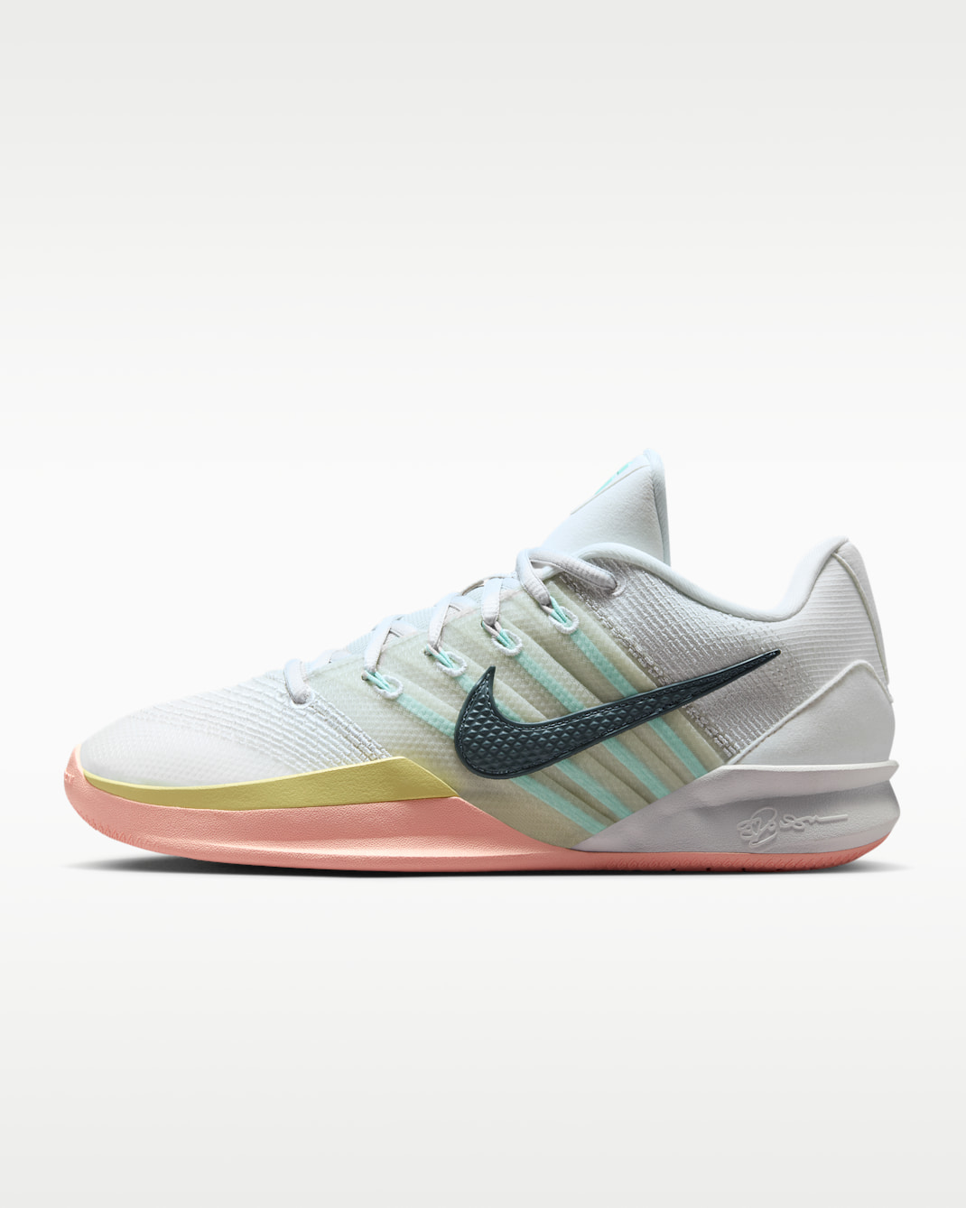 Sabrina 3 'Silencer' Basketball Shoes - Summit White/Photon Dust/Washed Coral/Iron Grey