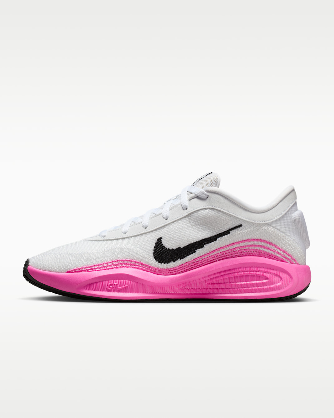 Tenis de básquetbol G.T. Hustle Academy - Blanco/Avalancha rosa/Negro