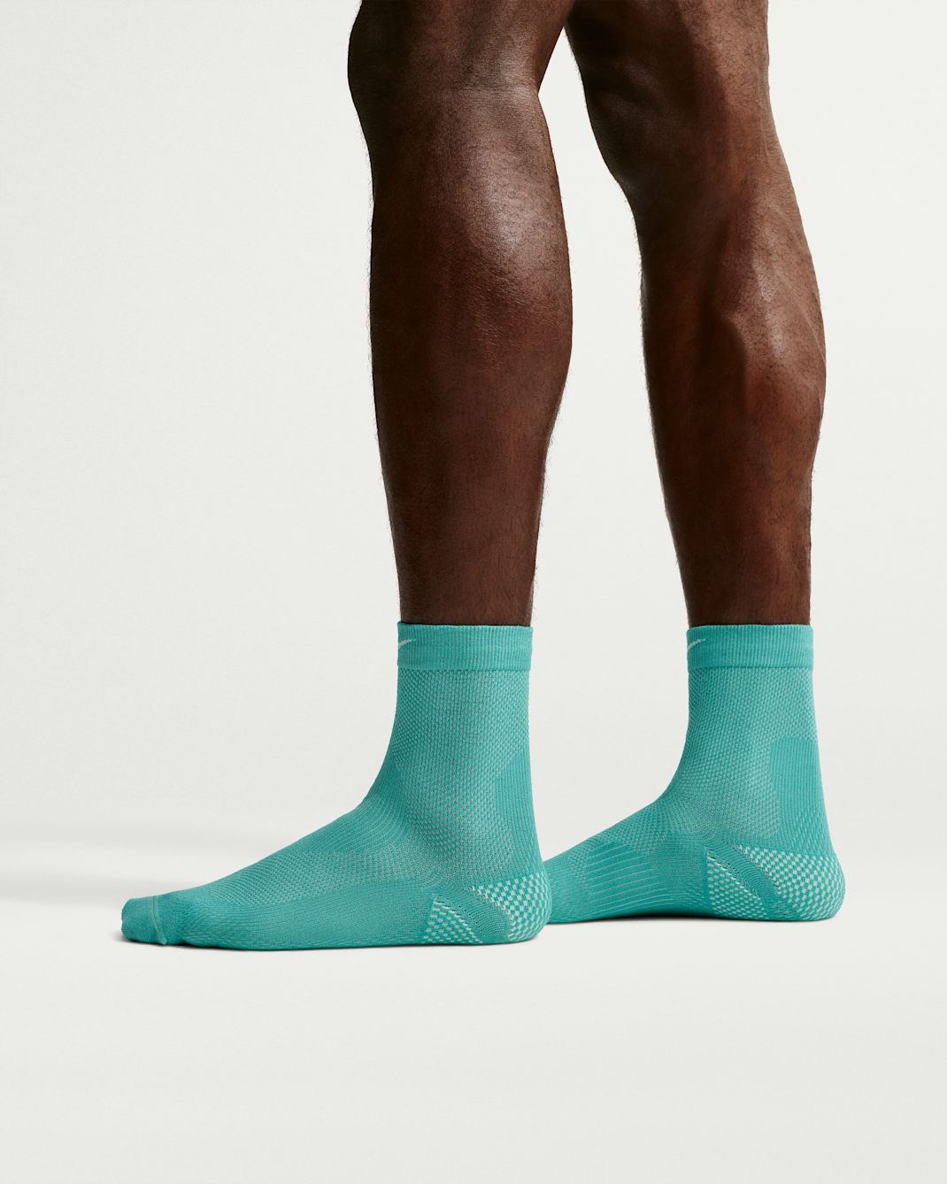 Microcalcetas de correr (1 par) Nike Run Lightweight - Azul verdoso lavado/Espuma menta/Negro/Espuma menta