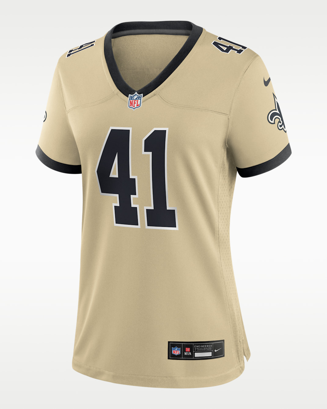 Jersey Nike de la NFL Game para mujer Alvin Kamara New Orleans Saints - Oro