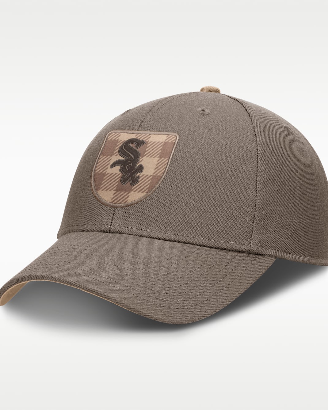 Gorra Nike Dri-FIT de la MLB ajustable para hombre Chicago White Sox Statement - Marrón
