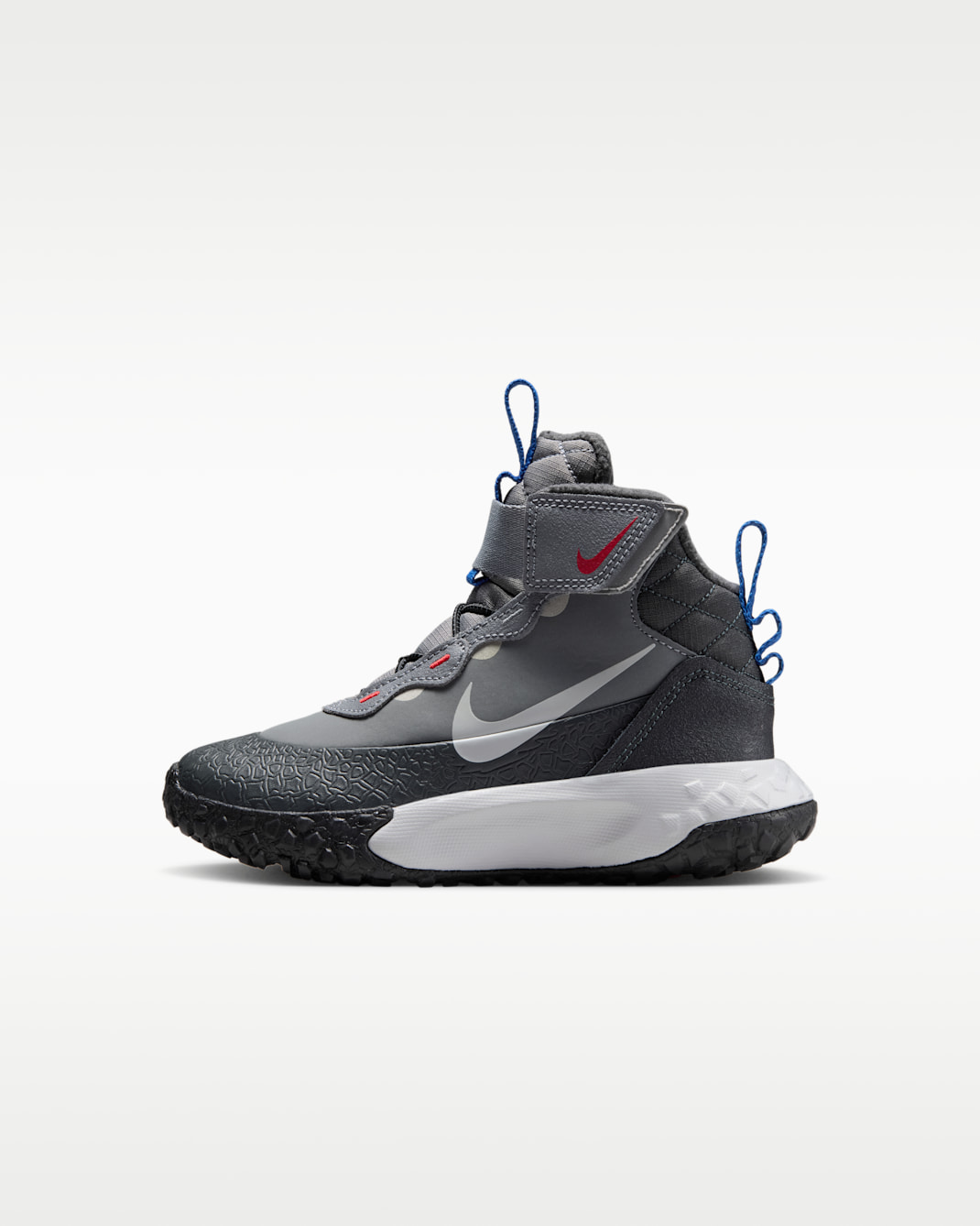 Nike Terrascout Little Kids' Shoes with Reflective Accents - Cool Grey/Anthracite/University Red/Pure Platinum