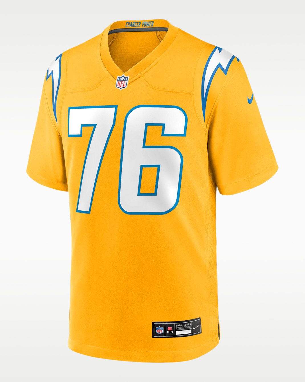 Joe Alt Los Angeles Chargers Men's Nike NFL Game Jersey - Gold