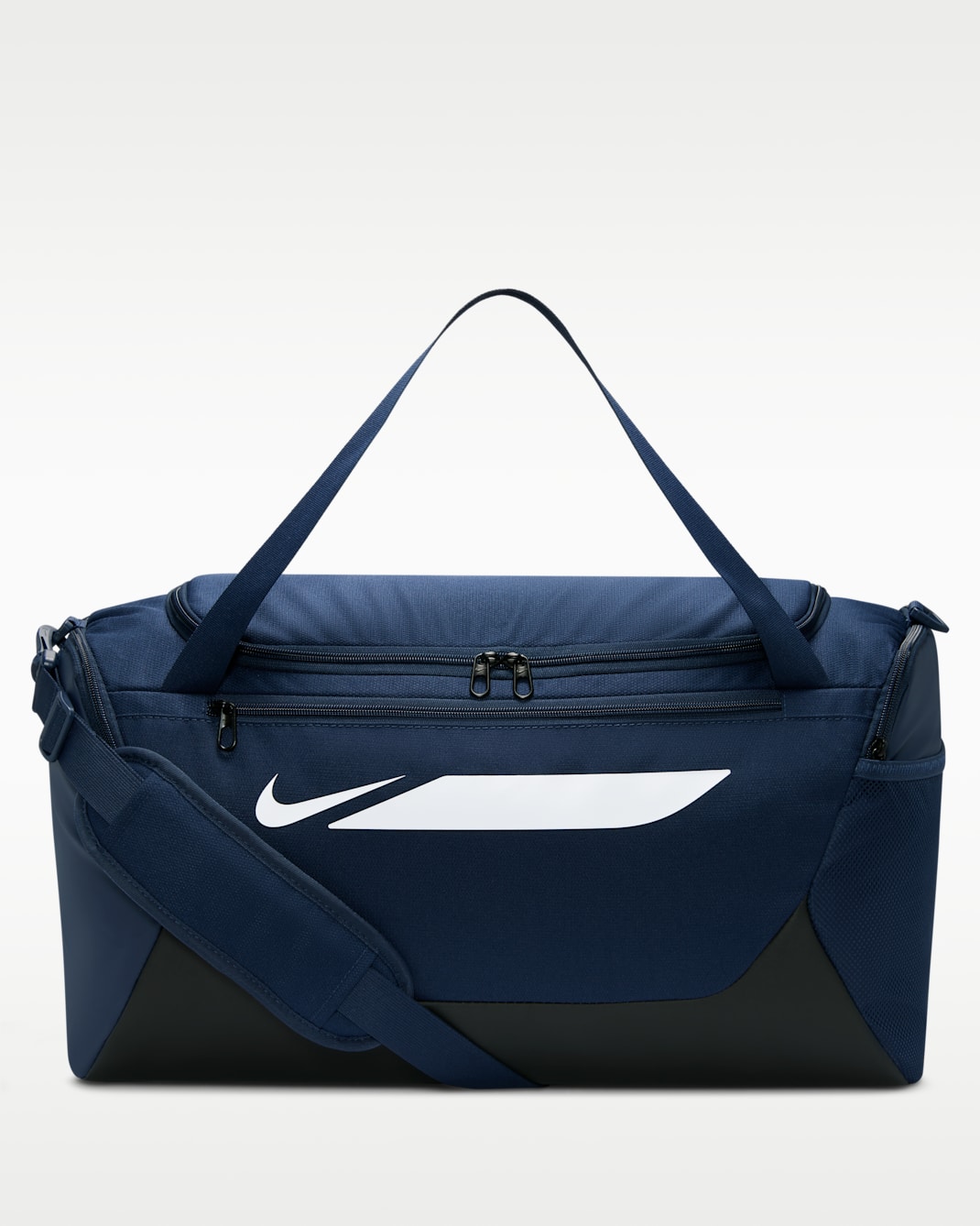 Sac de sport de football Nike Academy (petite taille, 40 L) - Midnight Navy/Noir/Blanc