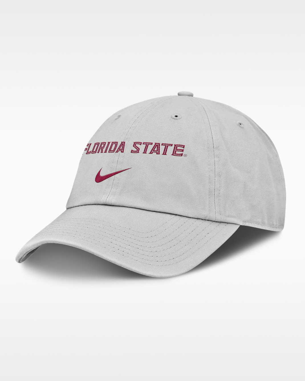 Florida State Off-Field Club Gameday Men's Nike College Adjustable Hat - Grey