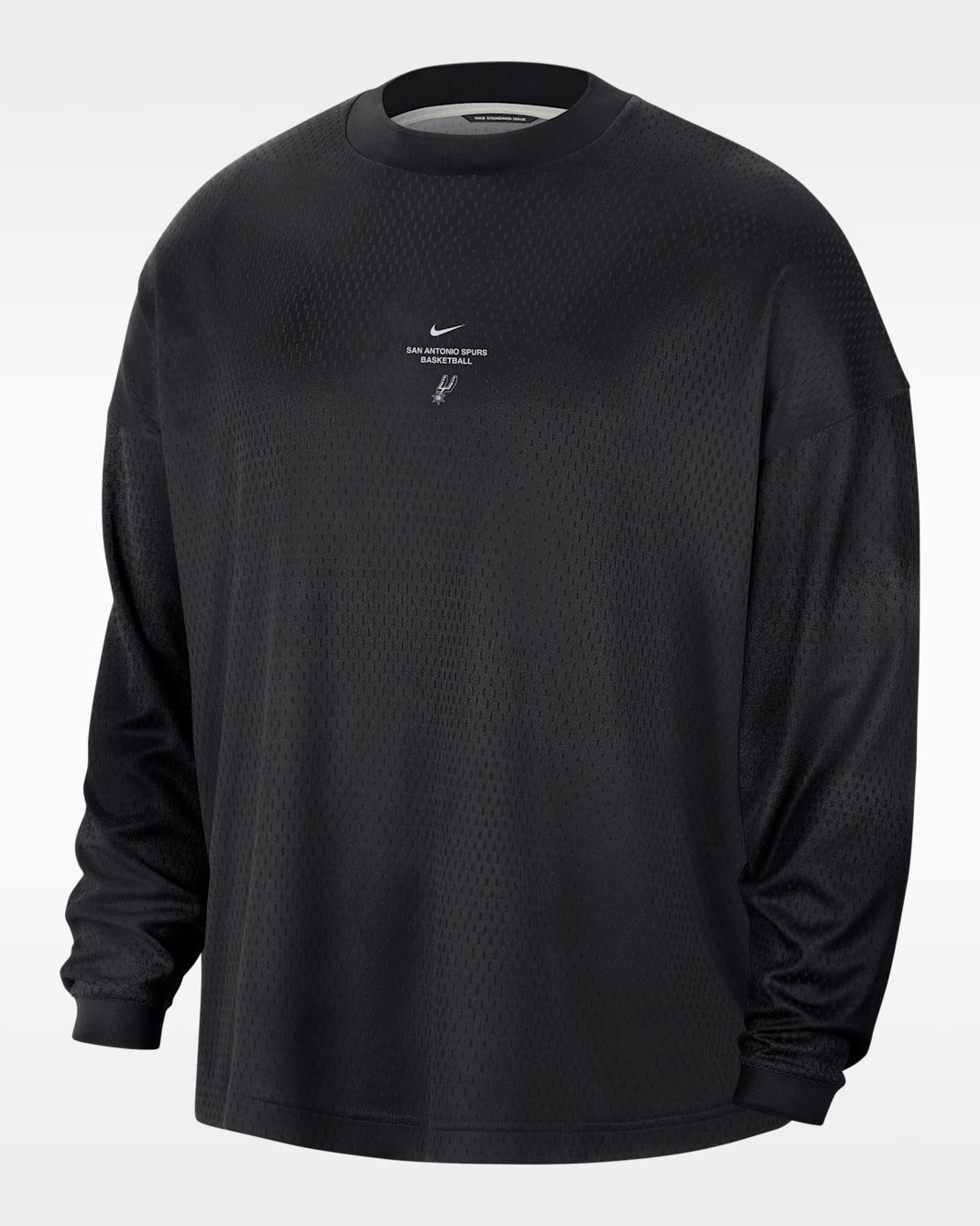 San Antonio Spurs Standard Issue Men's Basketball Long-Sleeve Top