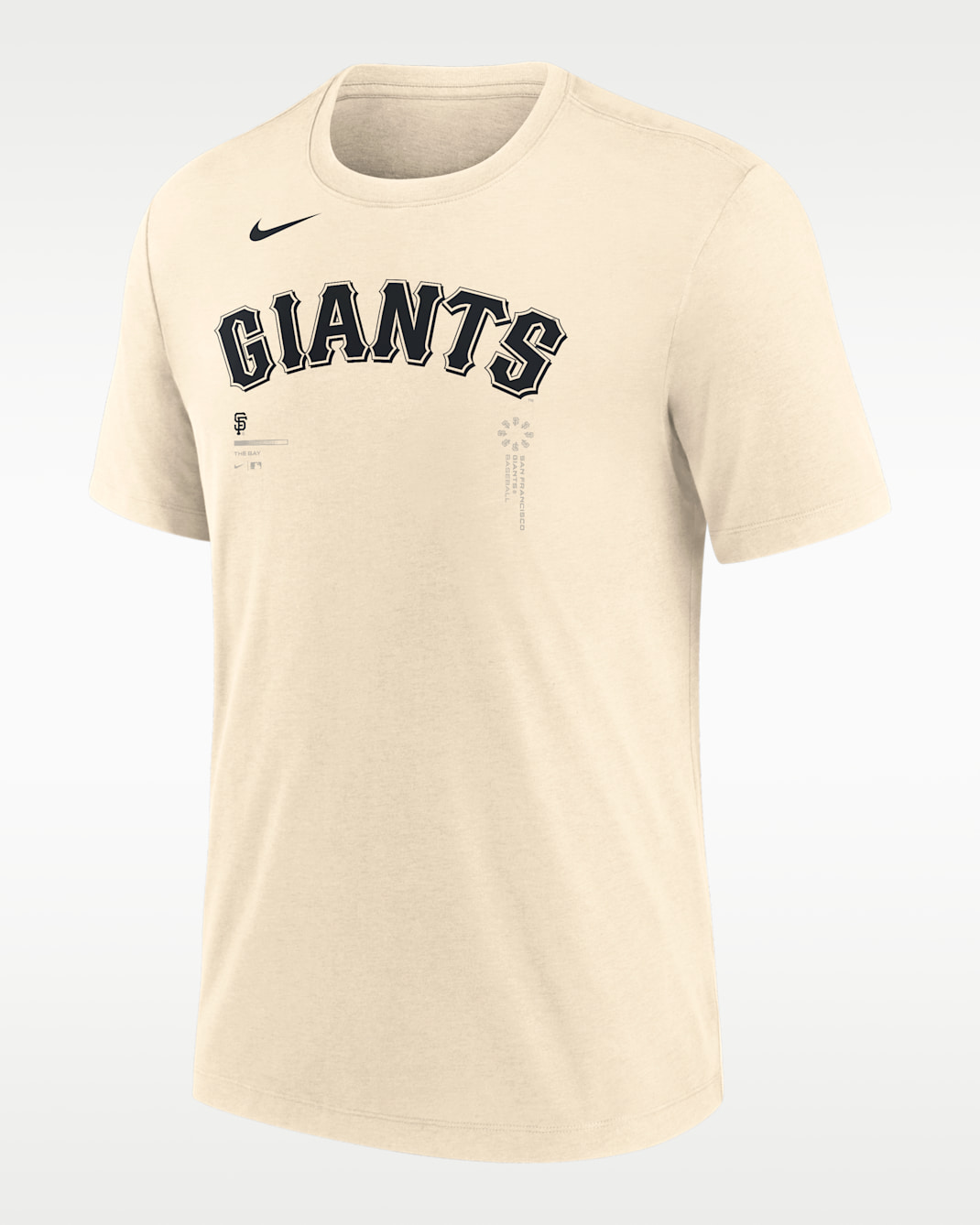 San Francisco Giants Wordmark Men's Nike MLB T-Shirt - Natural