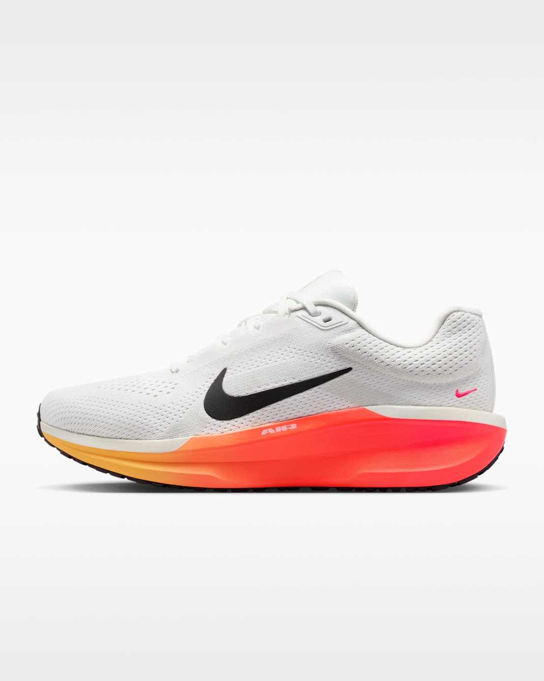 Nike Winflo 11 Men's Road Running Shoes - Summit White/Bright Crimson/Topaz Gold/Black