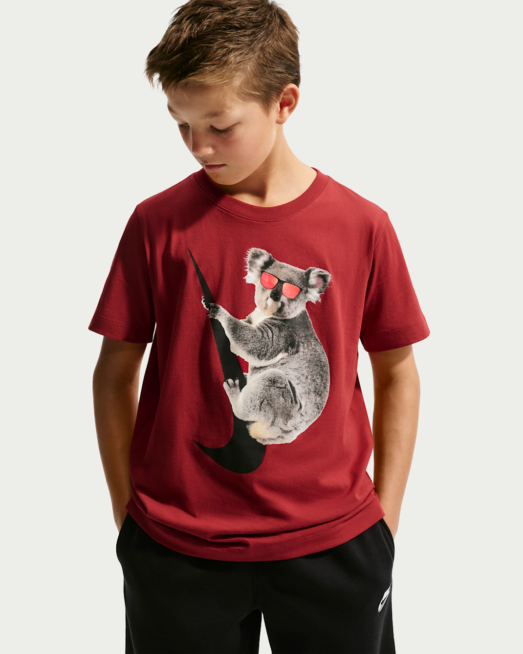 Nike Sportswear Big Kids' T-Shirt - Tough Red