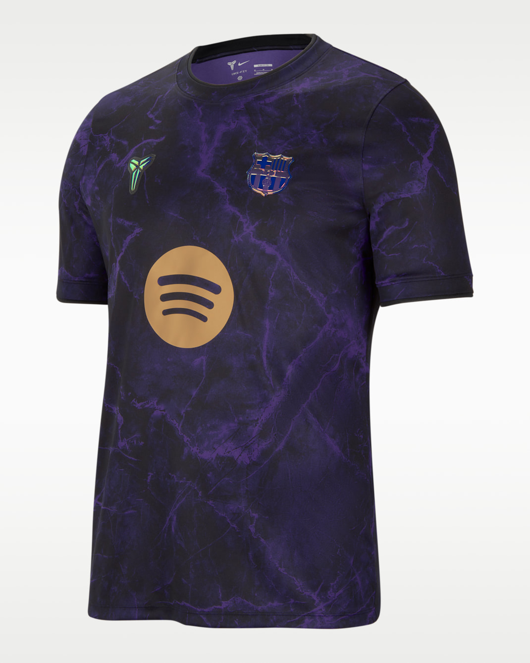 Haut de foot d'avant-match Dri-FIT Kobe FC Barcelona Extérieur pour homme - Field Purple/Field Purple/Noir/Metallic Gold