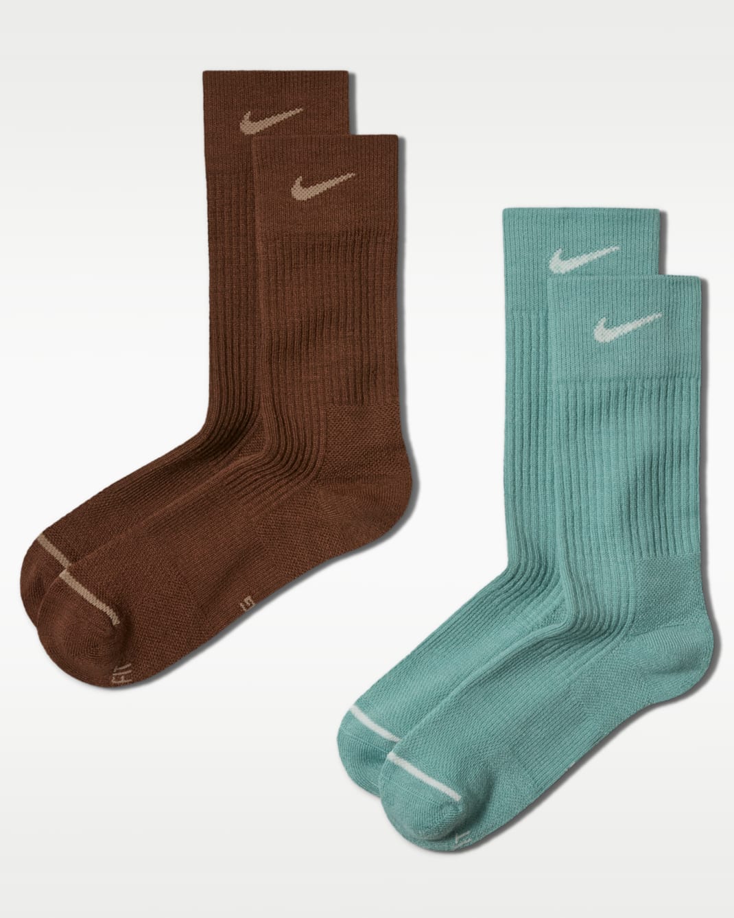 Nike Everyday Wool Cushioned Crew Socks (2 Pairs) - Multi-Colour