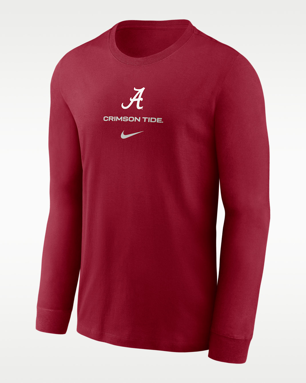 Alabama Sideline Men's Nike Dri-FIT College Long-Sleeve T-Shirt - Team Crimson