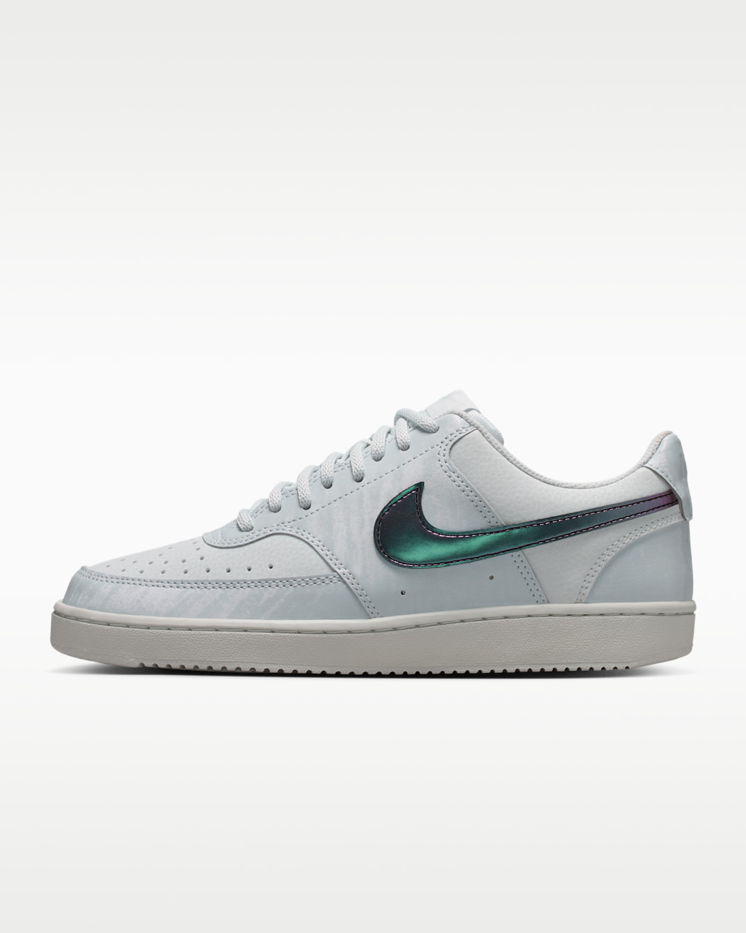 Tenis para mujer Nike Court Vision Low Premium - Blanco cáscara de huevo/Platino puro/Negro