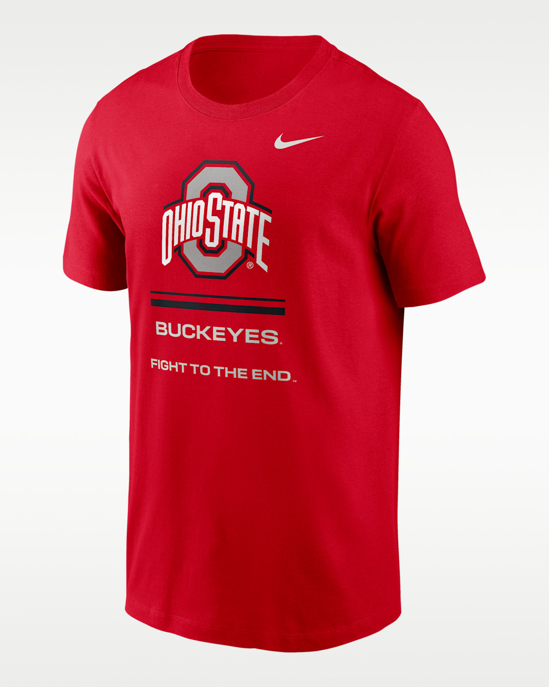 Playera universitaria Nike Dri-FIT para hombre Ohio State Sideline - Rojo