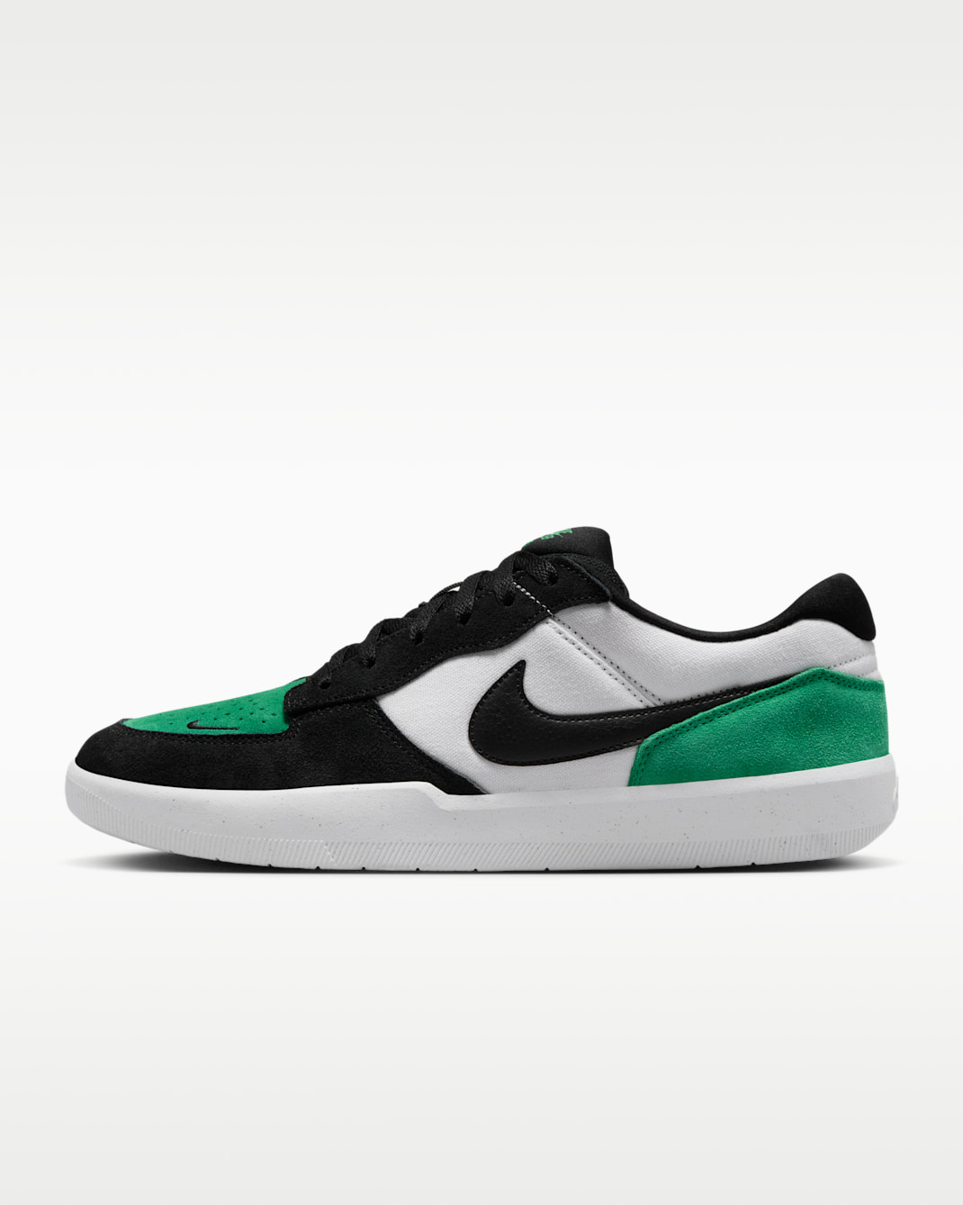 Nike SB Force 58 Skate Shoes - White/Stadium Green/White/Black