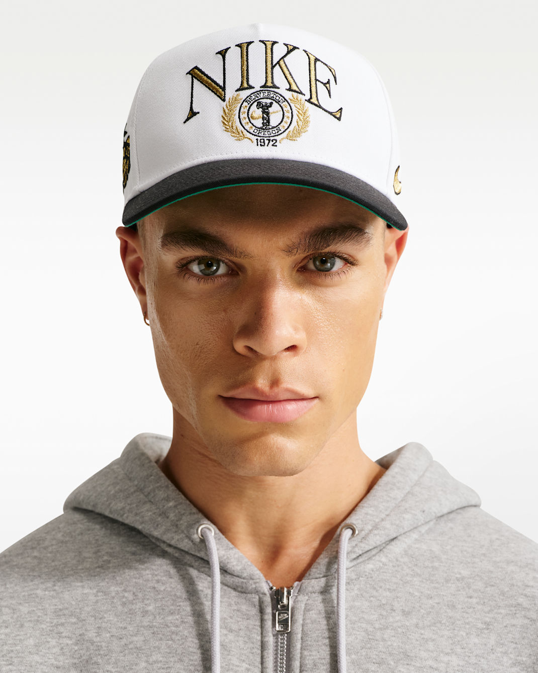 Nike Rise Structured A-Frame Cap - White/Black