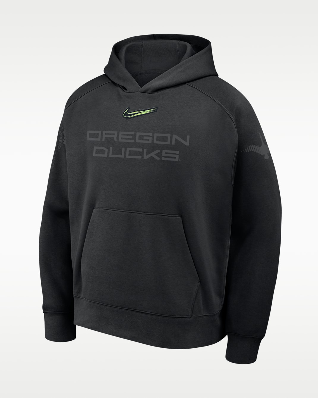 Sudadera con gorro sin cierre universitaria Nike para hombre Oregon Origin of Speed Air - Negro