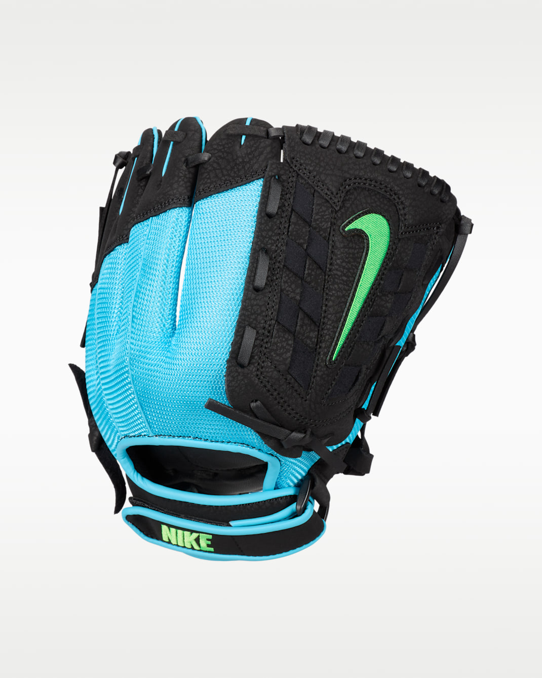 Guante de campo de softball para tiro con mano derecha para niños Nike Hyperdiamond Edge - Azul báltico