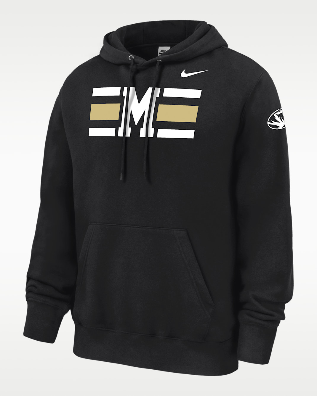 Sudadera con gorro sin cierre universitaria Nike para hombre Missouri 100th Anniversary Club - Negro