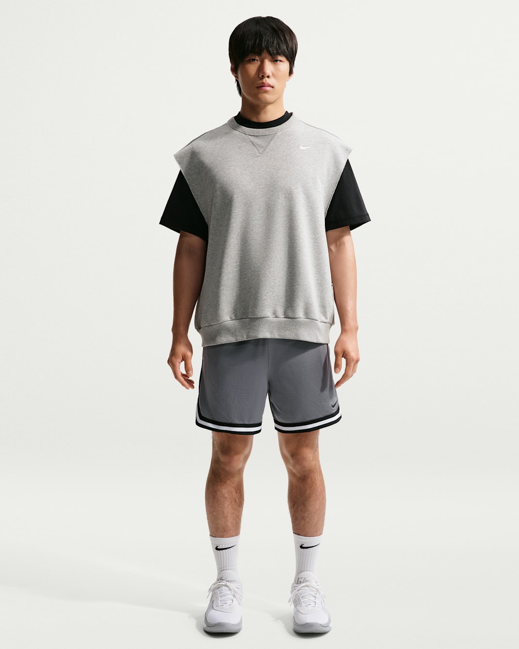 Nike DNA Men's Dri-FIT 15cm (approx.) Basketball Shorts - Cool Grey/Black/Black