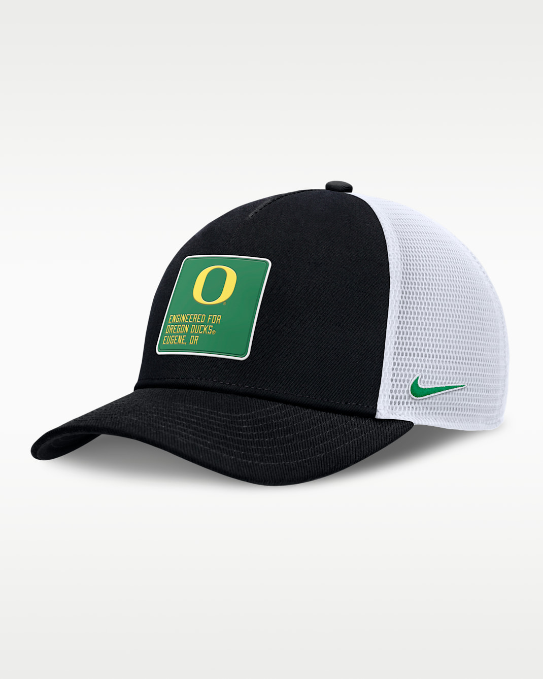 Oregon On-Field Rise Engineered Men's Nike College Trucker Adjustable Hat - Black