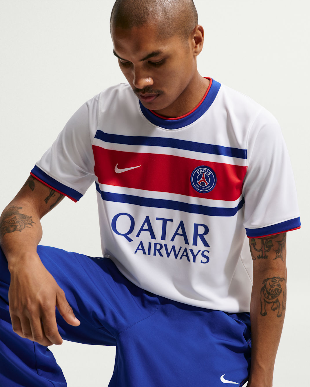 Paris Saint-Germain Home Men's Nike Dri-FIT Soccer Pre-Match Top