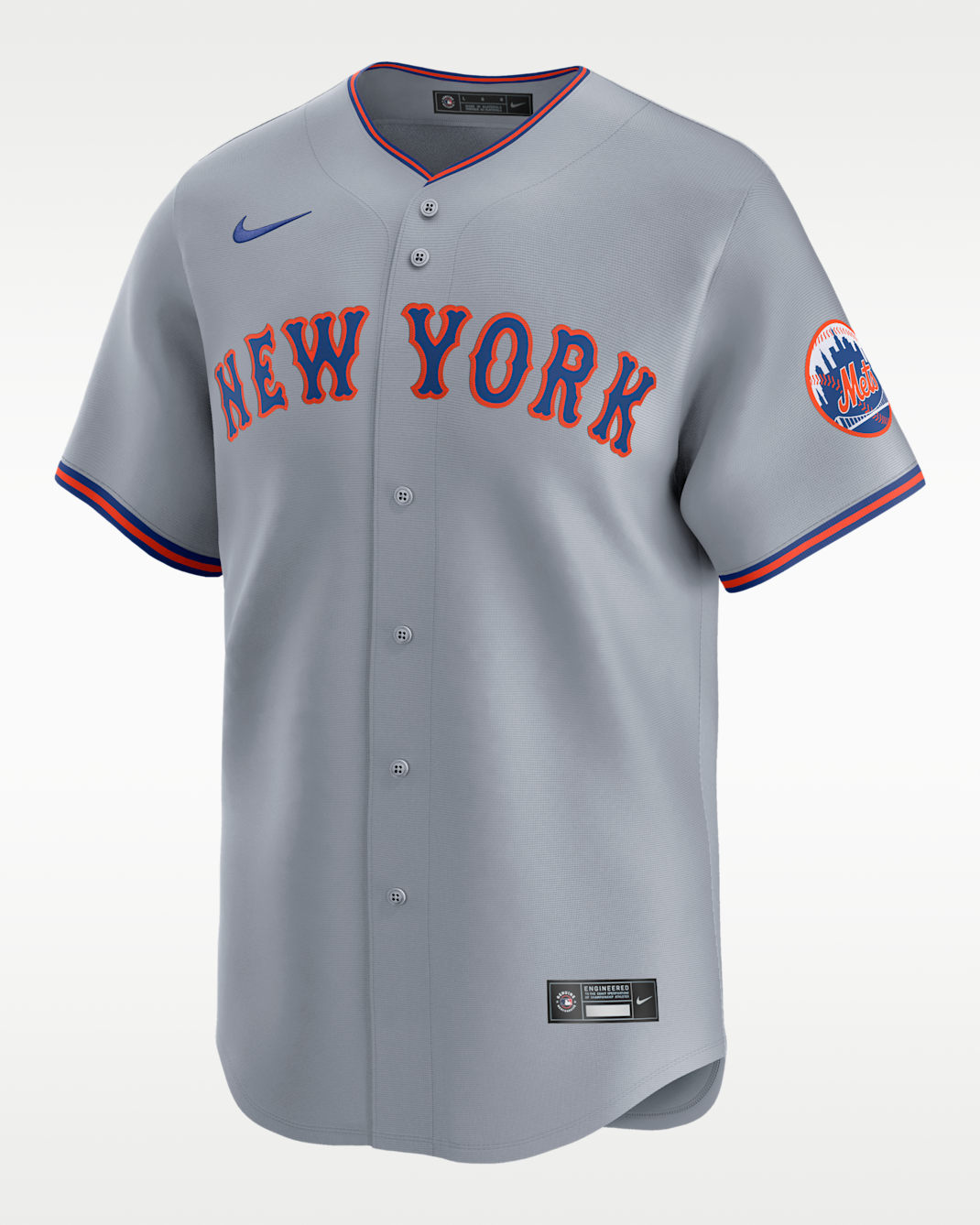 Jersey Nike Limited Mets Road New York Mets - Gris nube