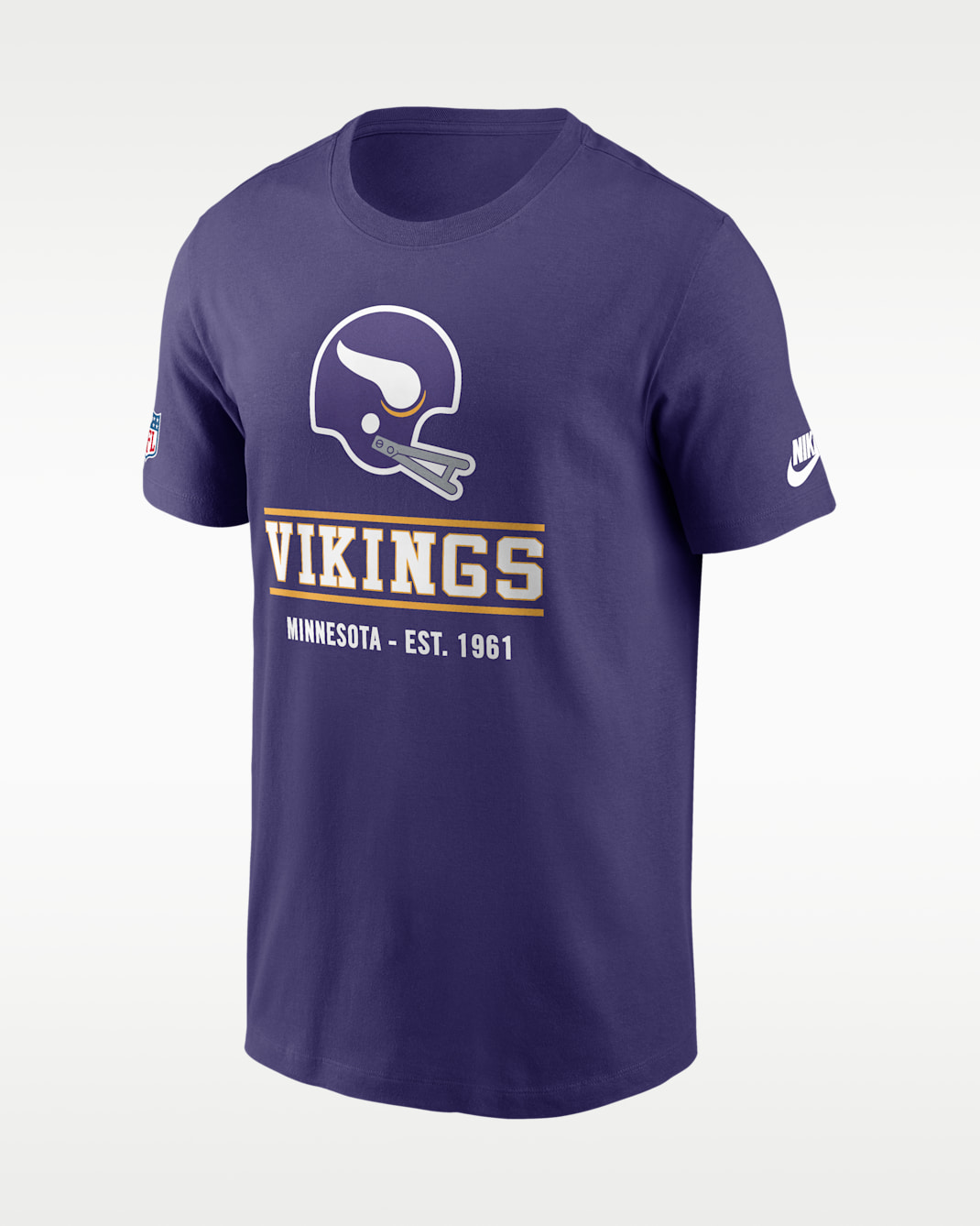Playera de manga larga Nike Dri-FIT de la NFL para hombre Minnesota Vikings Essential - Morado