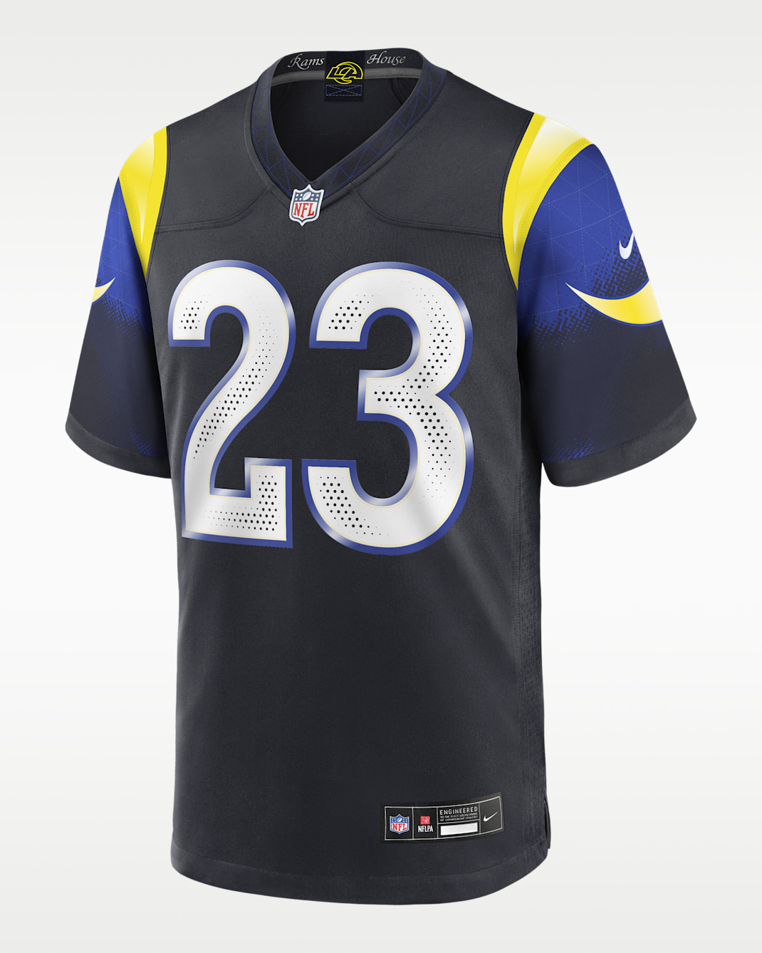Kyren Williams Los Angeles Rams Rivalries Collection Men’s Nike NFL Game Jersey - Navy