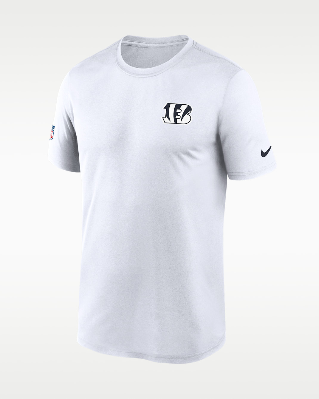 Cincinnati Bengals Alt Legend Small Logo Men's Nike Dri-FIT NFL T-Shirt - White