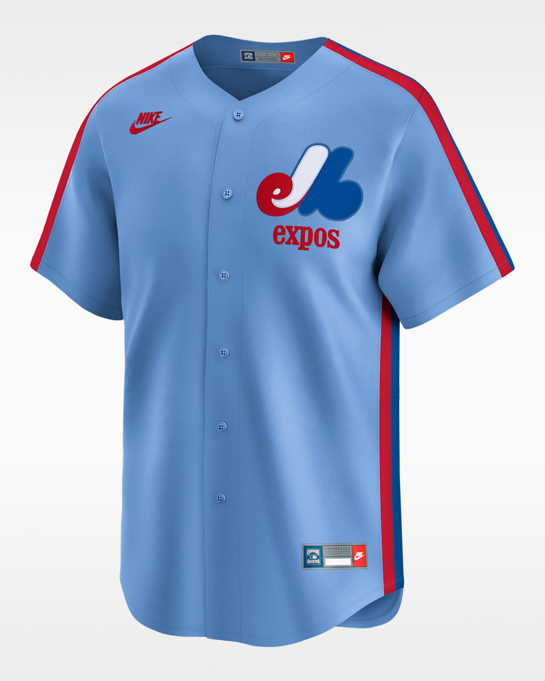 Montreal Expos Cooperstown Men's Nike Dri-FIT MLB Limited Jersey - Light Blue