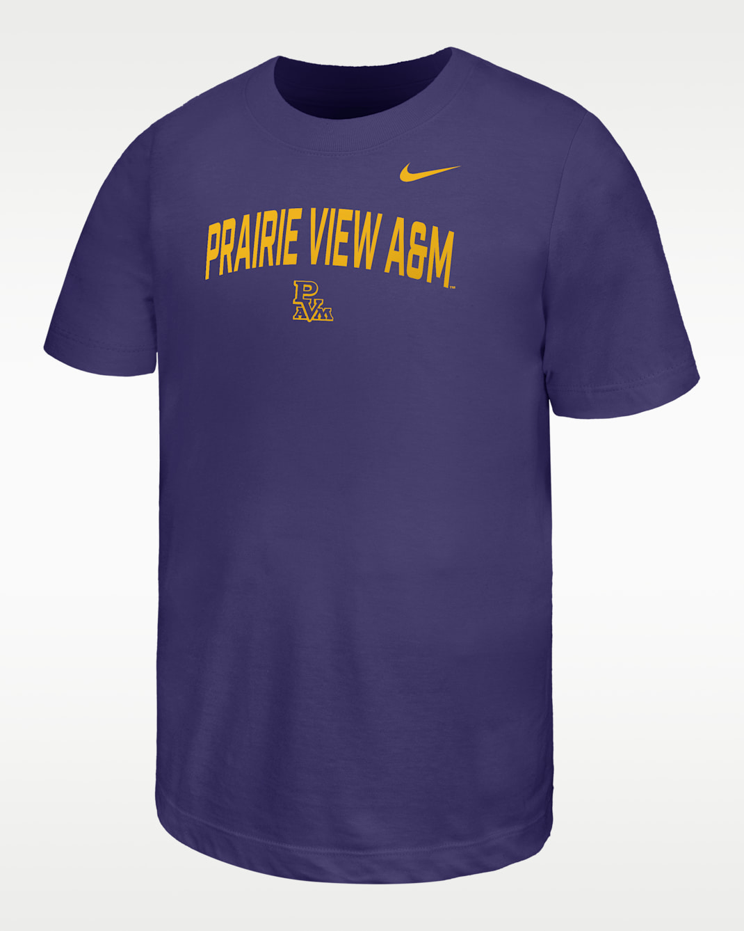 Nike College (Prairie View A&M University) Big Kids' Short-Sleeve T-Shirt - New Orchid